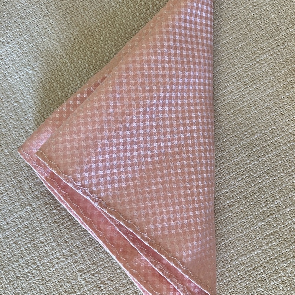 Pink pocket square